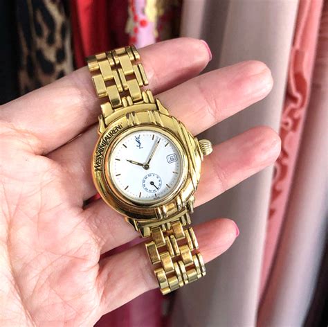 ysl gold watch|YSL watches ladies.